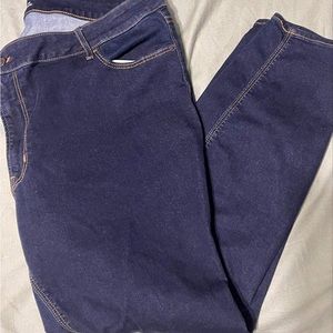 Old Navy Mid Rise Dark Wash Jeans